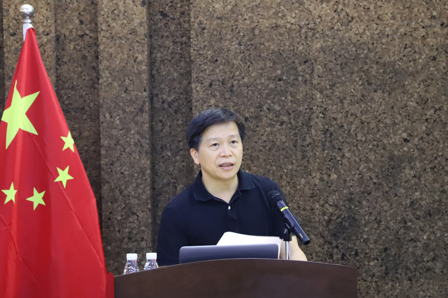 党委组织部副部长李治伟结合参加省教育厅巡察的经验和方法,从巡察前